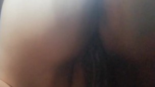 I stole and rode my girlfriend's 10 inch black dildo!!!!