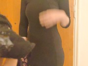 Hotwife returns from date night with cum on her panties 16/16