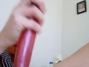 Can't wait for Boyfriend to Cum home so I started alone.
