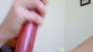 Can't wait for Boyfriend to Cum home so I started alone.