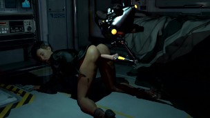 Cyberpunk 2077 ■ V gets fucked by a drone