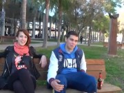 Nerd hunters! She looks for guys to fuck in colleges