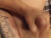 Jerkin off - Screenshot 15 of 16 - Hot Tattooed Guy