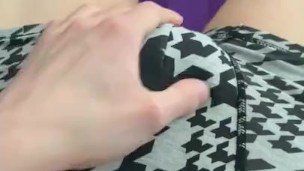 A relaxed morning cumshot