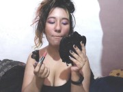 I teased and pressed my big lips yummy ( ͡° ͜ʖ ͡°) 13/16