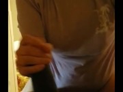 POV while stranger gets his cock sucked good by cuckhold wife 15/16