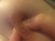 Squeezing my nipples before my milk dries up
