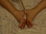 Cute Teen Feet Fetich Getting Ready for Bed ASMR Summer Night