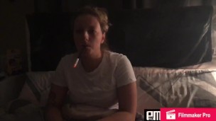 Smoking Fetish Cigarette Holder (First Time) 
