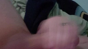 Quarantined stroking w/ cumshot