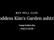 Goddess Kim's Garden ashtray Preview - Human ashtray - Young Goddess Kim