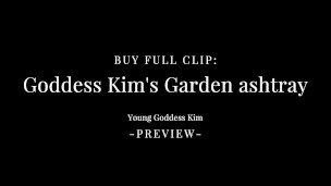 Goddess Kim's Garden ashtray Preview - Human ashtray - Young Goddess Kim