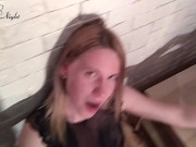 Horny Blonde Sucks Cock Stranger in Hookah POV 5/16