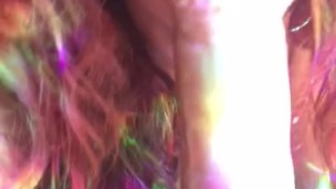 Tail plug play and dildo rainbow slow blowjob. Squirt runs down my leg!