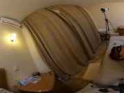 Harness and leather overknee boots fuck. 360 2D VR 15/16