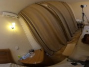 Harness and leather overknee boots fuck. 360 2D VR 16/16