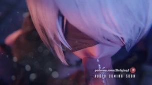 Nier Automata 2B facial