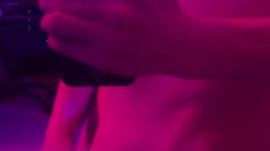 Mirror Fuckery And Tease While Vibin' in Magenta Light