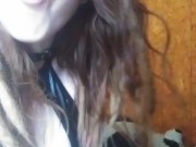 Sexy Princess Sneaks Candy While Master Is Gone 
