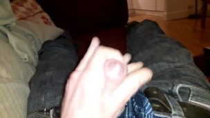 Playing with my little limp dick, verbally humiliating myself 