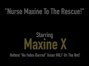 Asian Health Provider Maxine X Pussy Fucks 2 Big Black Cocks! 1/16