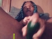 Masterbation with cucumber  - Screenshot 7 of 16 - Solo Squirt