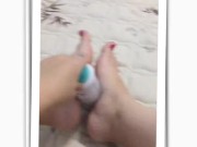 @tici_feet IG tici feet tici_feet footjob in deodorant tube (preview) 4sale