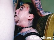 Used for slobbering BALLS DEEP facefuck pleasure, surprise THROAT PIE 14/16