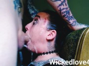 Used for slobbering BALLS DEEP facefuck pleasure, surprise THROAT PIE 7/16