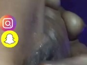 Wet Ebony babe Masturbation Shaking orgasm