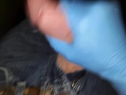 Glove strokin - Screenshot 8 of 16 - Big Cock