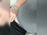 Playing with My Balls and Letting My Sperm Release After A Long Day