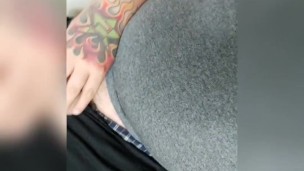 Playing with My Balls and Letting My Sperm Release After A Long Day