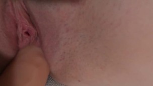 Creamy pussy up close pov 