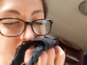 Tasting My Dirty Black Panties 13/16