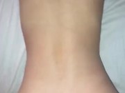 Creamy teen pawg takes back shots from black cock 