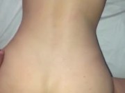 Creamy teen pawg takes back shots from black cock  3/16