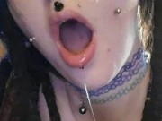 Sloppy Plastic Cock Suck