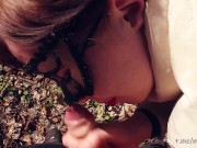 Нимфа застряла в лесу, отсос за помощь измены мужу с окончанием на лицо 7/16