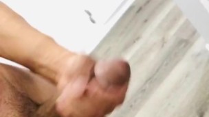 Latino boy with Fat cock w cumshot