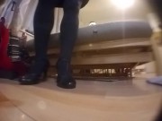 Candid Heels and Nylon Stockings filmed 1/16