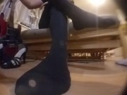 Candid Heels and Nylon Stockings filmed 13/16