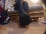 Candid Heels and Nylon Stockings filmed 14/16