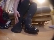 Candid Heels and Nylon Stockings filmed 8/16