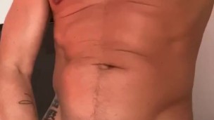 Horny Jerking Off in Living Room 