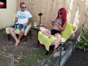 Part 1 - Hot redhead MILF outdoor smoking fuck 4/16