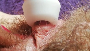 1 hour + Hairy pussy fetish video compilation huge bush big clit amateur