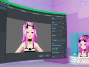 Becoming a 3D Waifu ♡ VR ♡ V-Tube ♡ Virtual Idol ♡ App Tutorial VR Vivi 8/16