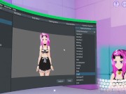 Becoming a 3D Waifu ♡ VR ♡ V-Tube ♡ Virtual Idol ♡ App Tutorial VR Vivi 9/16