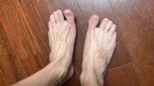 Straight Tatted Alpha Foot Worship